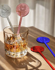 Personalised Round Mirror Acrylic Drink Stirrers, Custom Etched Business Logo Coffee/ Cocktail Stir Sticks Wedding Favours Gift Party Decors
