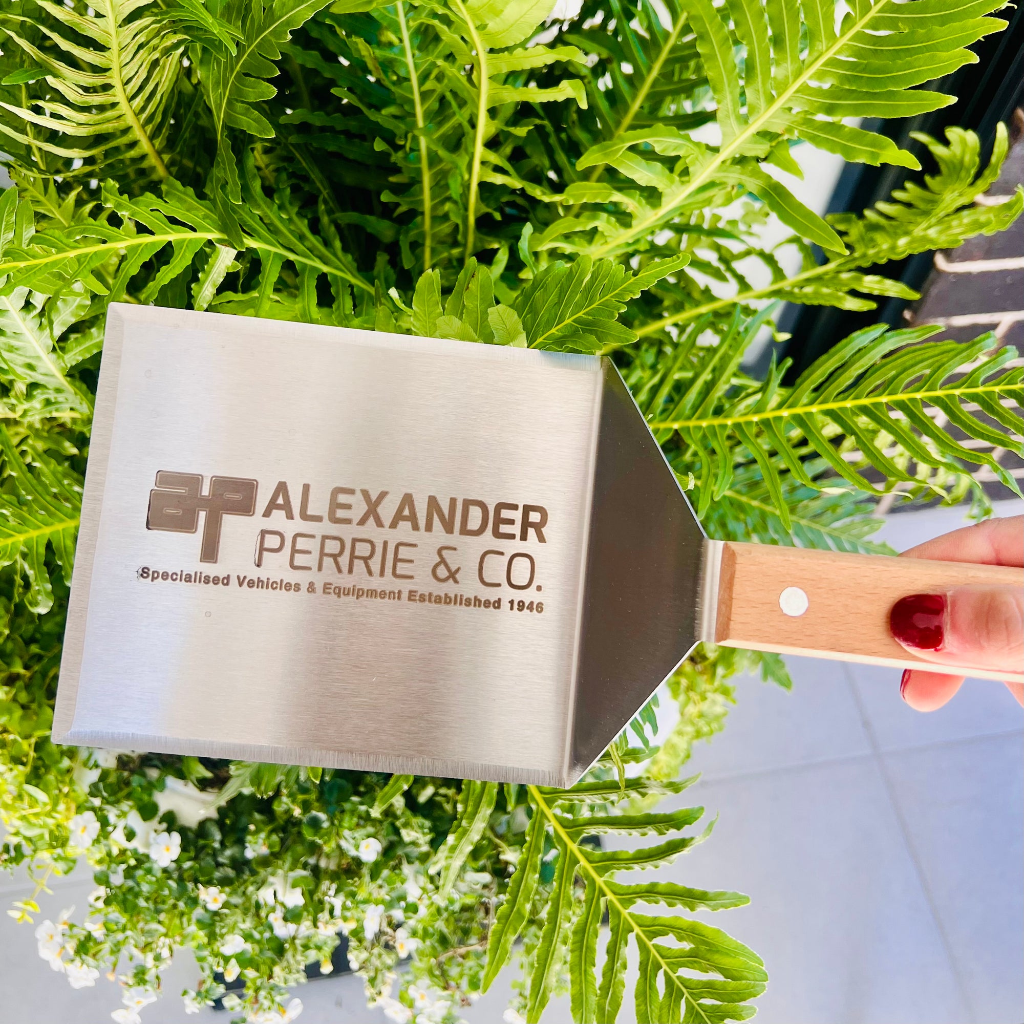 Personalised Steel Spatula /Turner/ Scraper, Custom Engraved Barbecue Grill Tool/ Multi Kitchen Utensil, Mom Housewarming, Father&#39;s Day Gift