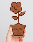 Personalised Teacher Appreciation Plaque & Stand/ Custom Engraved Plywood/ Acrylic School Sport Coach, Tutor Mentor Graduation Keepsake Gift