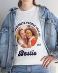 Customise Your Own Photo My Favourite People Call Me Unisex T-shirt, Personalised Insert Pet Image Tee Shirts, Friend Group, Couple, Anniversary Gifts