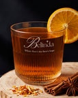 Custom engraved glass tumbler in 270ml and 320ml