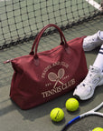 Custom Oxford cloth tote bag in black, grey, red and baby pink