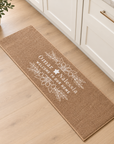 Personalised UV Printed Woven Indoor Door Mat – Anti-Slip & Washable Floor Rug