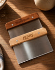 Personalised dough scraper baker gift with laser engraving