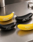 Personalised banana hip flask 5oz custom engraved novelty stainless steel