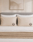 Personalised embroidered cotton pillowcase 50x80cm custom name