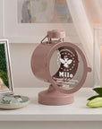 Personalised engraved memorial glass lantern with tealight – pet remembrance keepsake