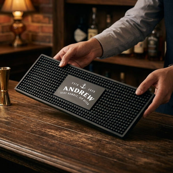 Personalised UV Printed Bar Mat Runner 45x15cm
