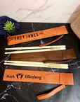 Personalised Pair of 5A Drumsticks & Engraved Leatherette Pouch, Custom Drum Sticks Holder Case, Jazz Rock, Drummers, Musician Dad Xmas Gift