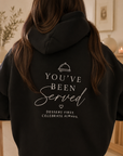Custom Embroidered 520gsm Heavyweight Unisex Black Hoodie & Pocket, Personalised Name, Date Winter Sweatshirt, Clothing Monogram Embroidery