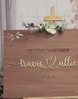 Personalised Raised 3D Letter MDF Wooden Welcome Wedding/ Event Signage