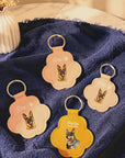 Personalised Photo Pet Fur Holder, Custom UV Dog Hair Memorial Keychain, Logo Groomer Veterinary Paw Key Ring, Cat Lover Gift, Loss Keepsake