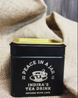 Custom Engraved Matte Black & Gold Metal Tin Jar – Personalised Storage for Cookies, Lollies, Coffee, or Tea