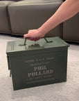 Personalised Military Ammo Can Storage Box