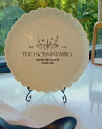 Custom Engraved Round Porcelain Baking Pie Dish