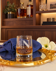 Personalised Portugal 280ml Rocks Whisky Glass, Custom Engraved Old Fashioned Tumbler Groomsman, Father's Day, Birthday, Logo Corporate Gift
