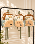Custom Embroidered Kids Boy & Girl Backpack, Personalised Name Zipper Toddler Kindergarten School Bag, Baby Birthday Gift, Baptism Keepsake