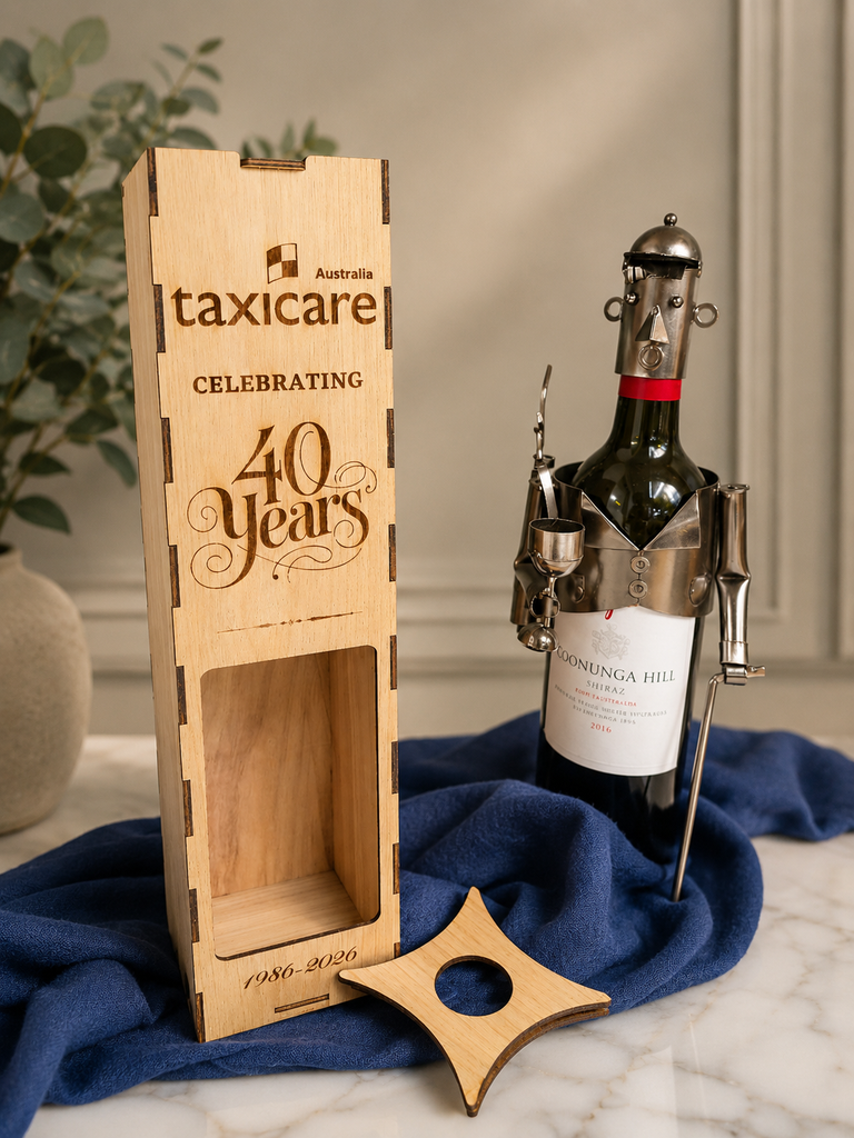 Custom Made Laser Cut & Engraved Wooden Wine Box, Personalised Plywood/ MDF Name/ Logo Wedding, Birthday, Corporate Wine Bottle Display Gift Boxes