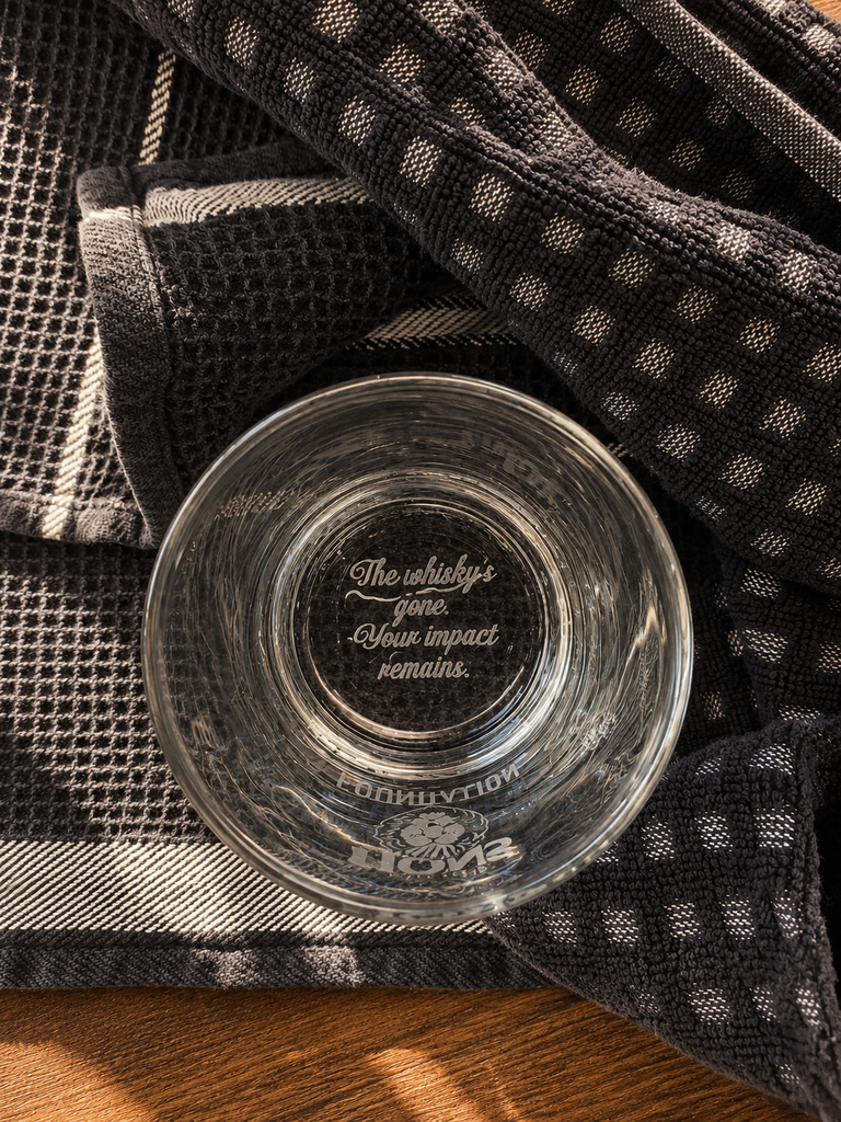 Custom Engraved Bottom Whiskey Sleek Round Glass, Personalised Scotch Tumbler, Housewarming, Wedding Groomsman, Dad, Barware Corporate Gifts_bulk
