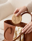 Round and square wooden pocket makeup mirror