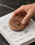 Wooden pocket mirror, a bridesmaid favour gift
