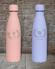 Personalised Engraved Stainless Steel Insulated Water Bottle Laser Custom Logo Double Wall Travel Thermal Drink Teacher/ Mom/ Corporate Gift