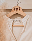 Personalised Wooden Engraved Wedding Dress Coat Hanger, Customised Business Logo Corporate Gift, Bridal Groomsman Favours, Housewarming Gift