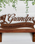 Personalised Wooden/ Acrylic Dad/ Grandpa Award Sign, Happy Father's Day, Custom No 