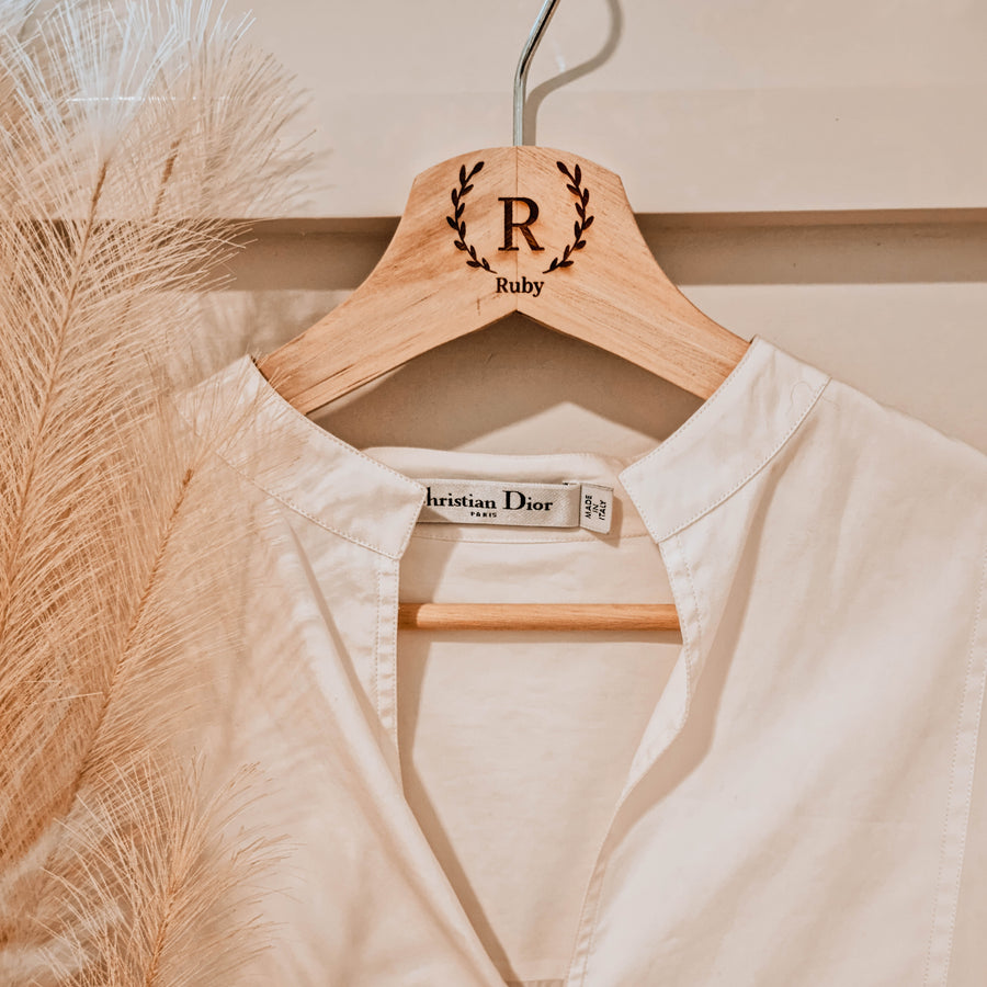 Personalised Wooden Engraved Wedding Dress Coat Hanger, Customised Business Logo Corporate Gift, Bridal Groomsman Favours, Housewarming Gift