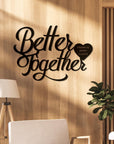 Custom Wooden/ Acrylic Better Together Wedding Hanging Sign, Personalised Name & Date Signage, Hedge Photo Prop, Event Wall Hoop, Bridal Shower, Anniversary, Stag Hens Party, Birthday Backdrop Decor