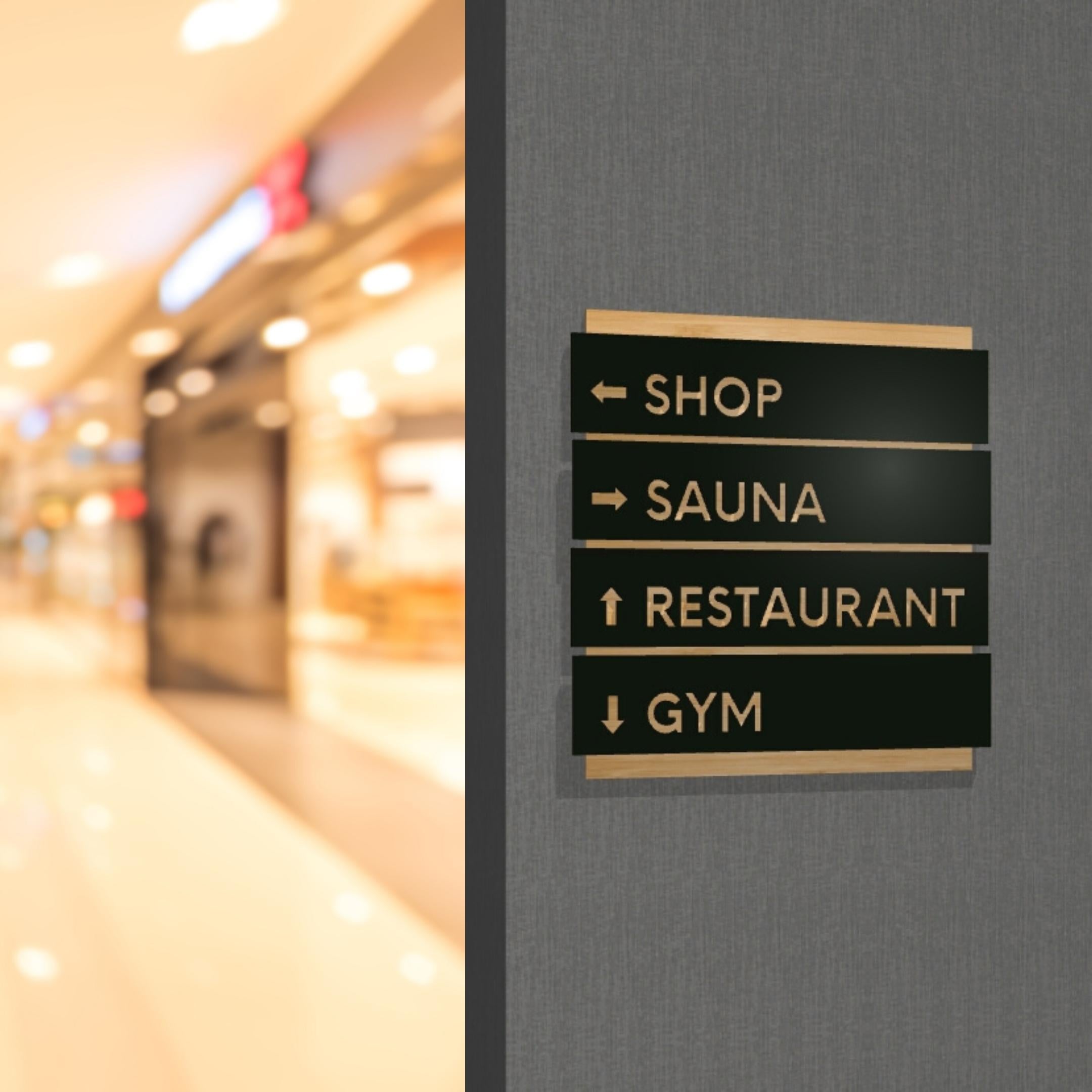 Wicker Place Sign Personalised Wooden & Acrylic Wayfinding/ Location Signage/ Custom Made ...
