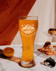 Christmas Engraved 630ml Pilsner Beer Glass