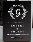 Custom Acrylic Wedding Welcome 3D Sign, Personalised Rose/ Gold Mirror Names, Ceremony/ Event/ Engagement/ Bridal Shower/ Birthday Signage on Easel