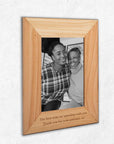 Personalised Wooden 5"x7" Photo Frame Box, Engraved Custom Picture Frames, Memory Gifts, Housewarming Birthday, Mom-Dad, Teacher, Grandparents, Godparents, Baby, Wedding Favour