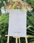 Acrylic 3D Welcome Wedding Vertical Signage - Style 5