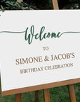 Personalised Raised 3D Letter MDF Wooden Welcome Wedding/ Event Signage