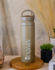 Personalised Engraved Stainless Steel Insulated Water Bottle, Laser Custom Logo,  Eco Friendly Coffee Tea Cup, Travel Thermal Drink, Corporate Birthday Teacher Gift, Insulation Portable Vacuum Flasks & Thermoses