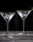 Engraved Monogram 240ml Martini Glass