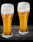 Christmas Engraved 630ml Pilsner Beer Glass