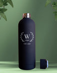 Personalised Stainless Steel Insulated Water Bottle, Laser Engraved Custom Logo, Travel Thermal Drink, Corporate Teacher Birthday Promotion Gift