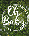 Custom Made Oh Baby Name Scribble Sign Hoop, Personalised Laser Cut Baby Announcement Hanging Signage, Birthday/ Christening/ Baptism Shower Decor Australia