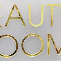 Personalised Modern Double Acrylic Door Sign, Room Number Plaque, Laser Cut Custom Wall Business Room Plate, Company Signage for Spa, Nail Shop, Restaurant, Cafe, Office, Apartment, Hotel