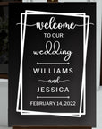 Custom Acrylic Wedding Welcome 3D Sign, Personalised Rose/ Gold Mirror Names, Ceremony/ Event/ Engagement/ Bridal Shower/ Birthday Signage on Easel