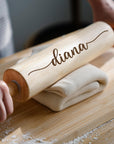 Personalised Wooden Rolling Pin 6cm Diameter