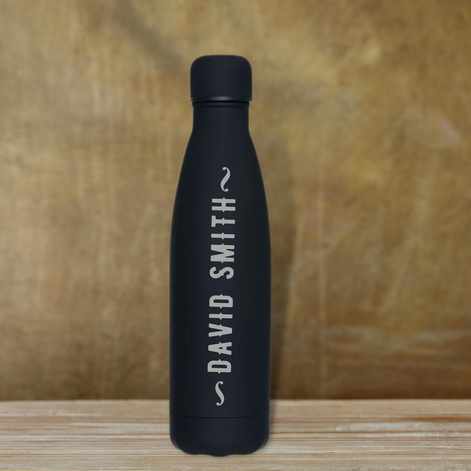Personalised Engraved Stainless Steel Insulated Water Bottle Laser Custom Logo 480ml Double Wall Travel Thermal Drink Teacher Corporate Gift