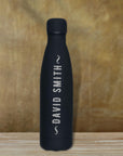 Personalised Engraved Stainless Steel Insulated Water Bottle Laser Custom Logo 480ml Double Wall Travel Thermal Drink Teacher Corporate Gift