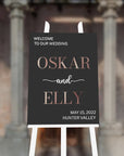 Acrylic 3D Welcome Wedding Vertical Signage - Style 2