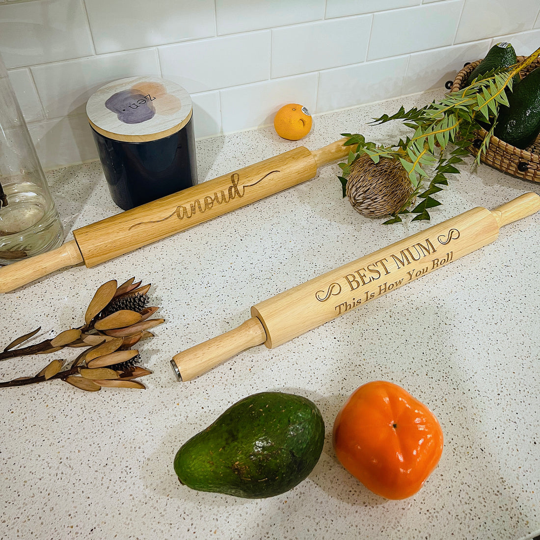 Personalised Wooden Rolling Pin