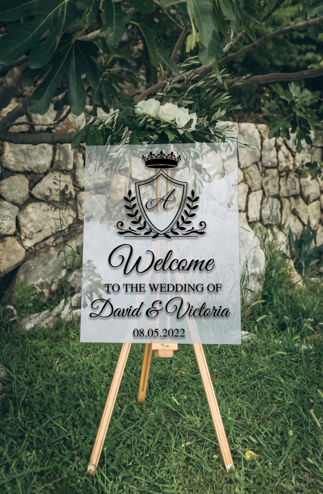 18 by 24 Acrylic store Wedding Welcome Sign|Wedding Welcome Sign|Clear Acrylic Wedding Sign|Personalized Wedding Sign|Custom Welcome Sign