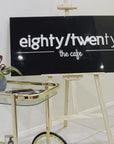 Custom Acrylic 3D Double Layered Business Logo Sign, Personalised Rose/ Gold Mirror Names, Coffee, Retail, Spa, Eyelash Signage